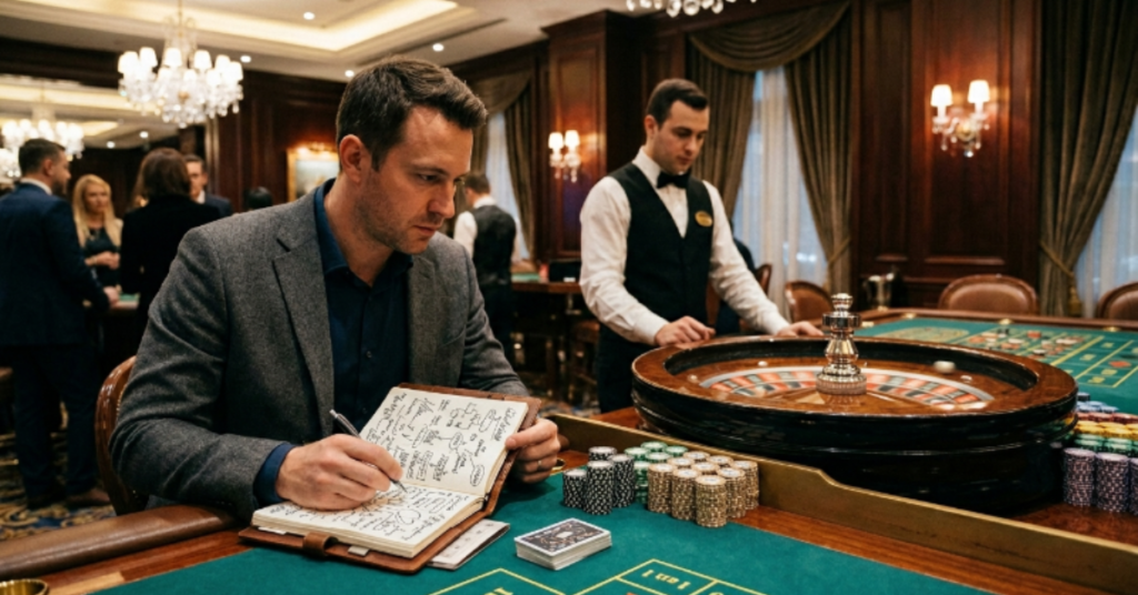 Roulette winning strategy in casino