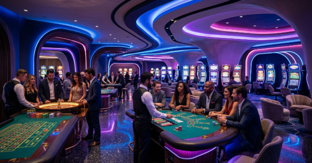 Neon Casino Interior
