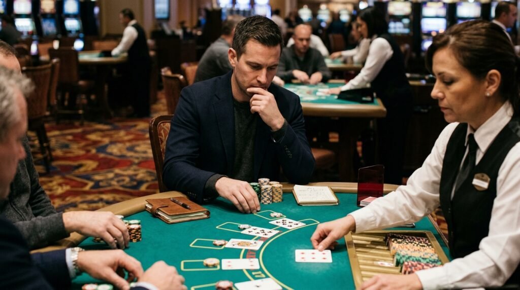 is blackjack skill or luck