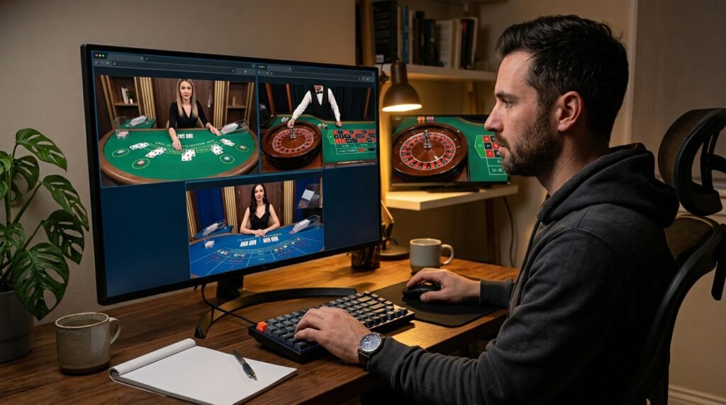 Live dealer casino platforms