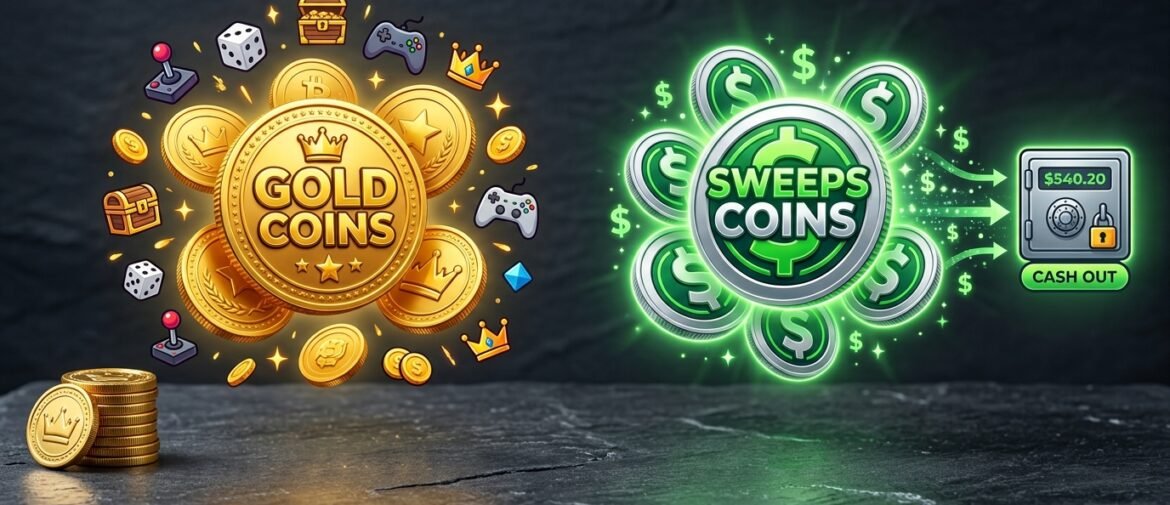 Sweeps Coins vs Gold Coins Explained Which One Actually Pays You