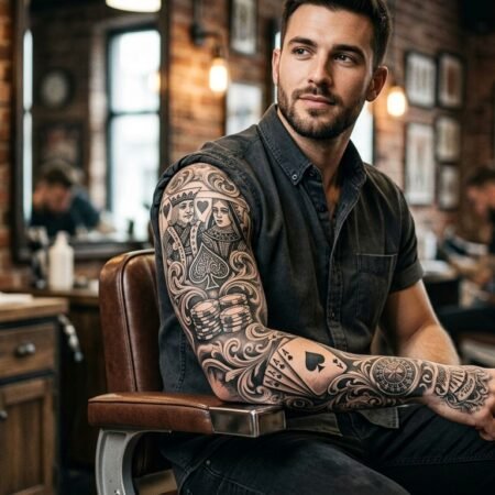 Tattoos of Poker Cards The Ink That Tells Your Whole Story